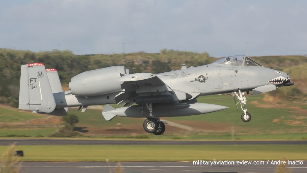 A-10C 78-0647 arriving at Lajes on 20.09. (Andre Inacio)