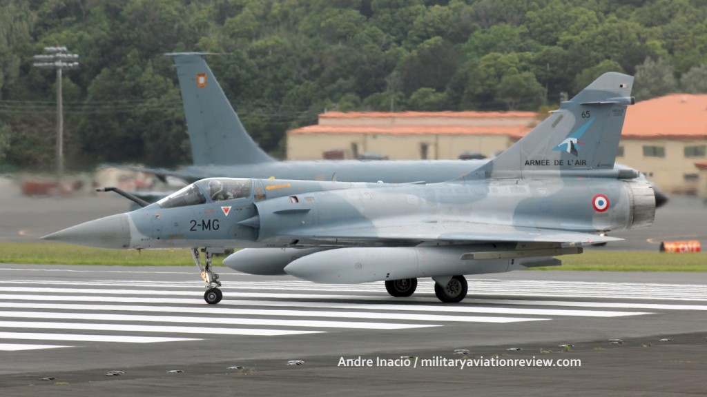 French Air Force Mirage 2000-5 65/2-MG at Lajes on 24.05.16 departing to Bagtoville (Andre Inacio)