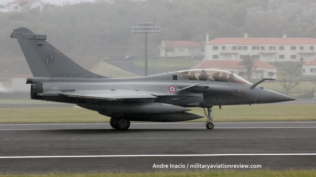 Rafale B 345/4-FL arriving at Lajes on 06.06.16 (Andre Inacio)