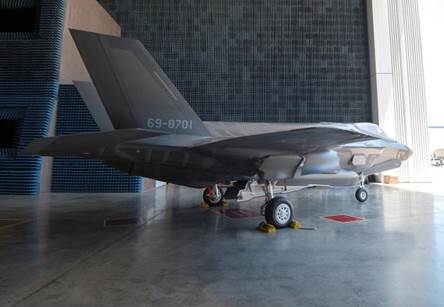 Japanese Air Force Lockheed F-35A 69-8701 at the Lockheed Martin factory in Fort Worth (Japan Air Self Defense Force)