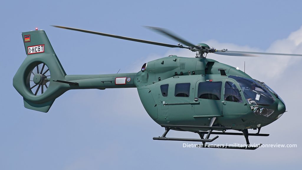 Royal Thai Army Airbus Helicopters H-145T2 20080 test flying at Manching on 16.08.16 (Dietmar Fenners)
