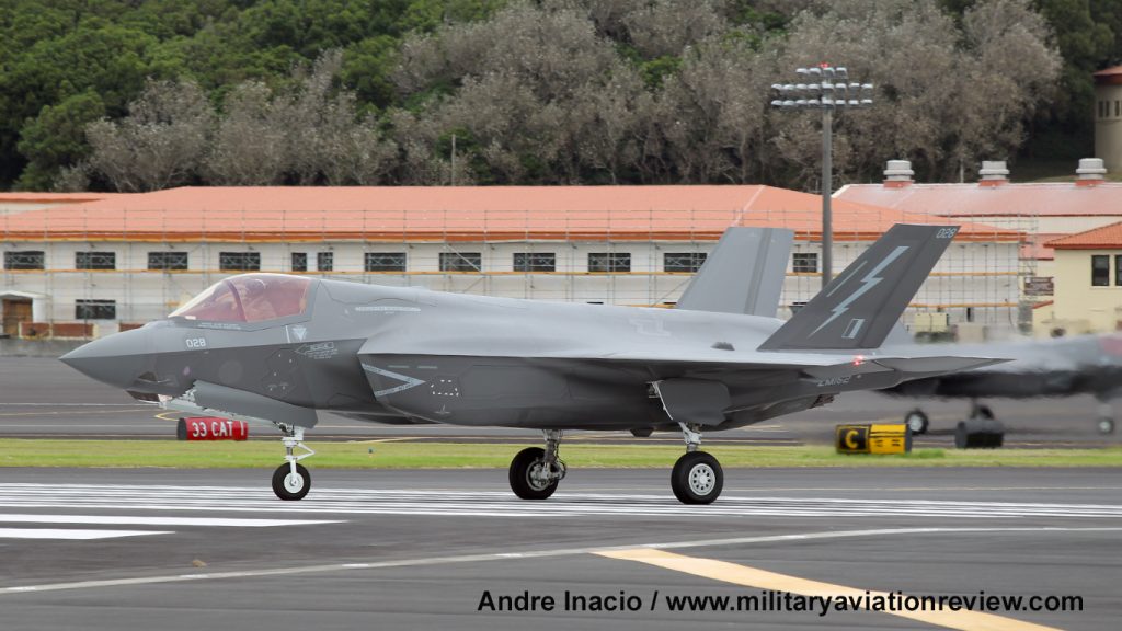 F-35B ZM162 at Lajes on November 18th 2022 (Andre Inacio)